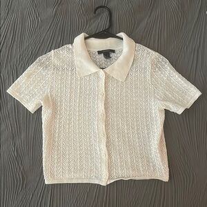 Forever 21 Crochet Crop Top